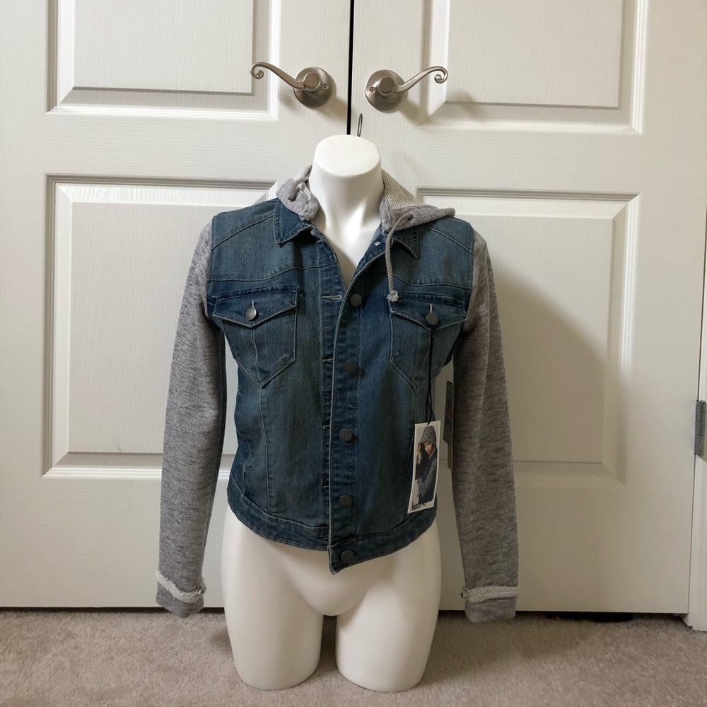 Macy’s Denim Jean Hooded Jacket/Hoodie